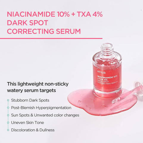 Anua - Niacinamide 10% + TXA 4% Serum