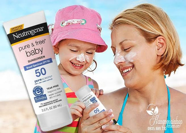 Neutragena baby sunblock spf 50