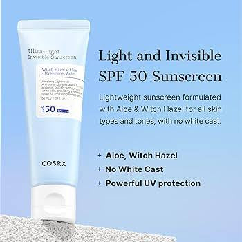 Cosrx unvisible sunblock spf 50