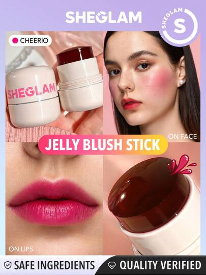 Sheglam jelly lious hydrating lip and cheek tint cheerio