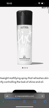 Mac prep& prime setting spray