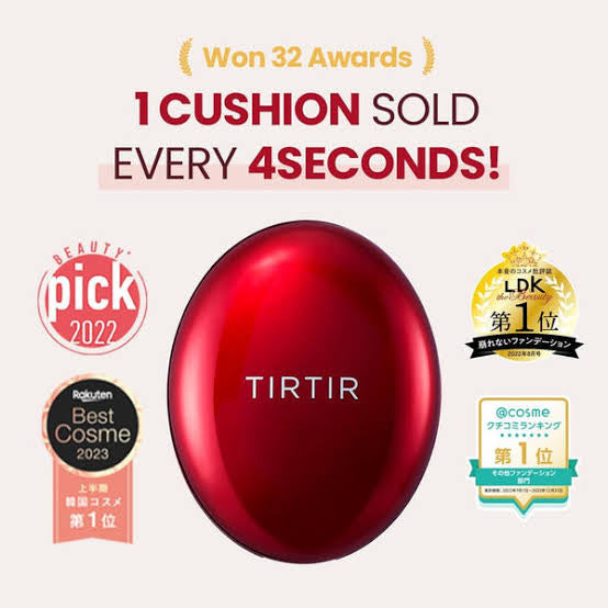 TIRTIR - FULL SIZE MASK FIT RED CUSHION - JAPAN'S NO.1 FOUNDATION shade 17 c porcelain