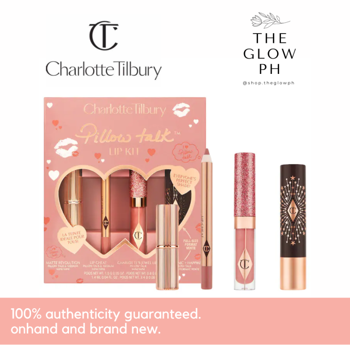 Charlote trilbury pillow talk lip kit medium shade