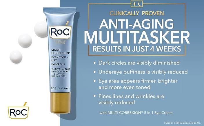 Roc multi correxion even tone +lift eye cream