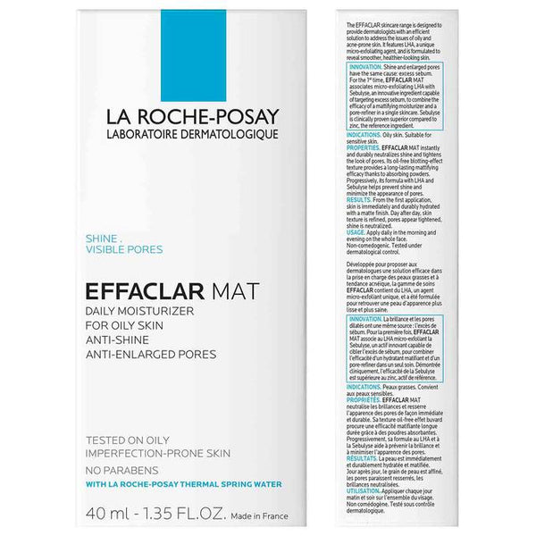 La rochy posay effaclar Mat daily moisturiser for oily skin