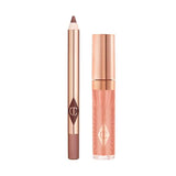 Charlote trilby glossy fresh pink lip duo