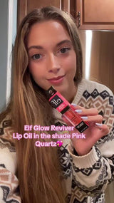 Elf glow reviver lip oil shade pink quartz