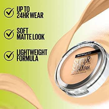 Maybiline superstay hybird foundation powder shade 112