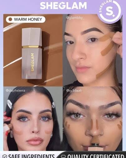 Sheglam liquid contour shade warm honey