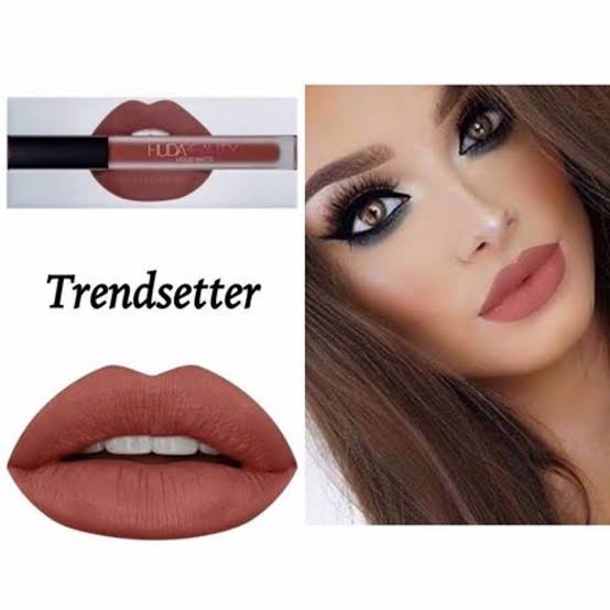 Huda liquid lipstick trendsetter shade