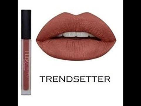 Huda liquid lipstick trendsetter shade