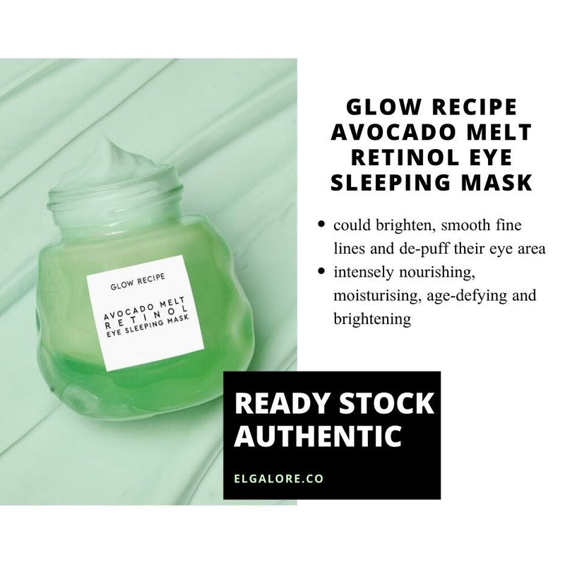 GLOW RECIPE AVOCADO RETINOL EYE SLEEPING MASK