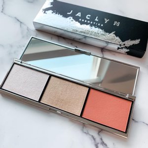 JACLYN COSMETICS BLUSH HIGHLITER PALETTE WINTER SUN