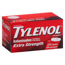 TYLENOL EXTRA STRENGTH / 225 CAPLETS