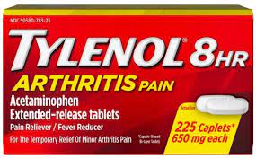 TYLENOR ARTHRITIS PAIN RELIEF TBS 225 CAPLETS