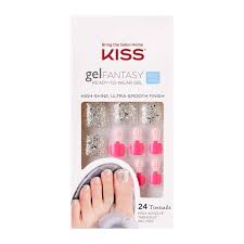 KISS GEL FANTASY REAY TO WEAR TOE NAILS