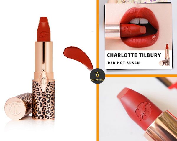 CHARLOTE TRIBURY HOT LIPS SHADE RED HOT SUSAN